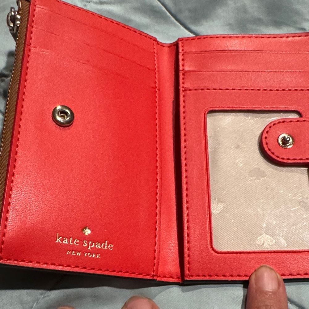 Kate Spade Tan Leather Knot Wallet - Picture 3 of 3